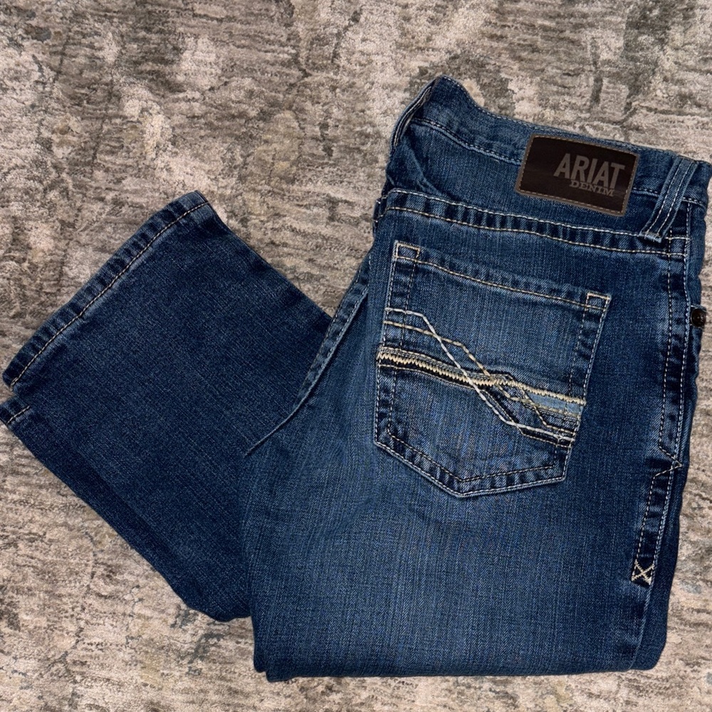 Ariat Men's Dark Blue Bootcut Jeans